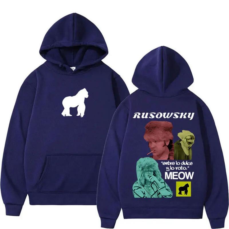 Худи с графическим принтом из коллекции Daisy Tour рэпера Rusowsky