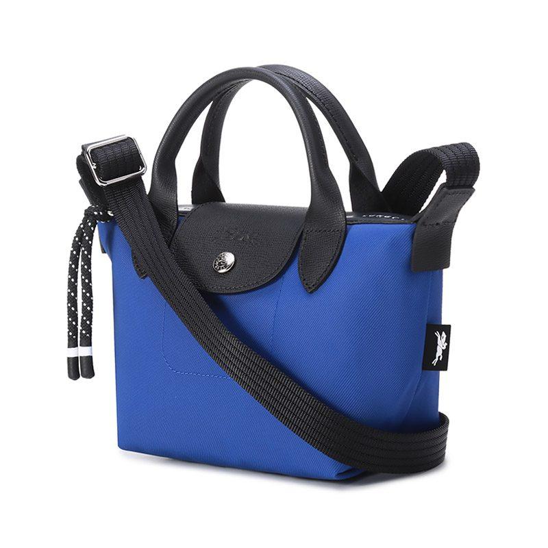 Longchamp Сумка через плечо, кросс-боди, ручная сумка Le Pliage City из нейлона, мини, женская, синяя 1500HSR487