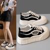 Thick-soled Heightening Low-top Canvas Shoes Women's 2024 Spring and Summer New Little White Shoes Versatile Student Sports and Leisure Board