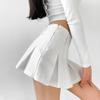 Плиссированная мини-юбка женская летняя с высокой талией и широкими складками, тонкие трапециевидные черные шорты, женские юбки в Корейском стиле Kawaii Y2K