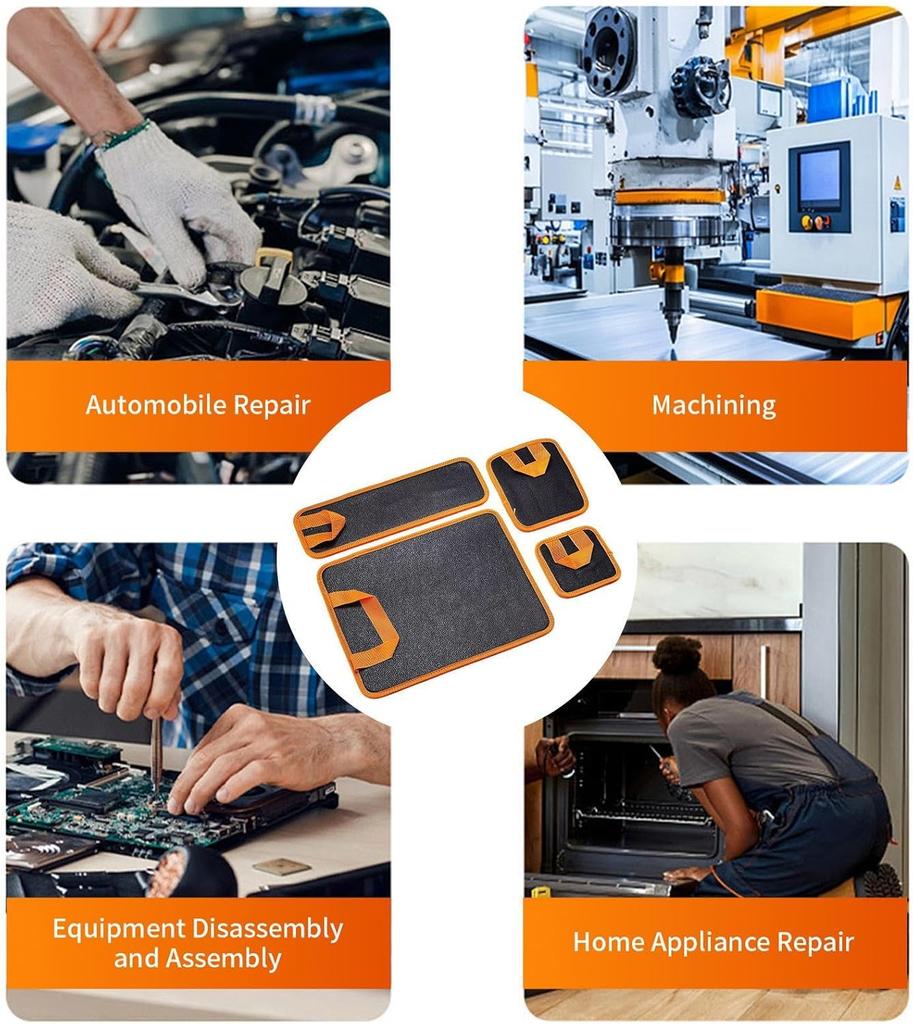 Xiaomi Magnetic Tools Storage Mat Strong Magnet Anti Slip Screw Nut Organizer Holder Pad for Repair Workshop Portable Tool Holding Pad