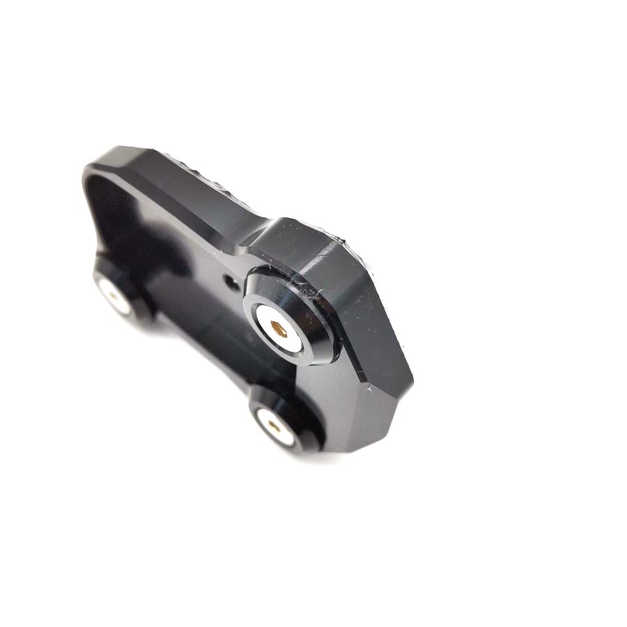 Black Aluminum Alloy Anti-slide Kickstand Extension Pad for Honda CB650F 2017-18