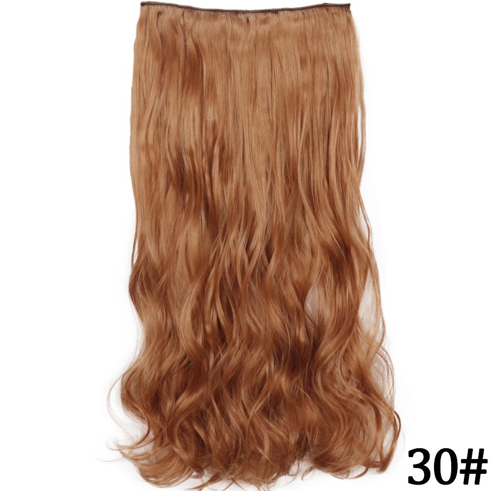 MERISIHAIR Длинные волнистые синтетические волокна 22 дюйма 5 зажимов для наращивания волос Волнистые прямые волосы Черный Коричневый Блондинка Повседневная одежда