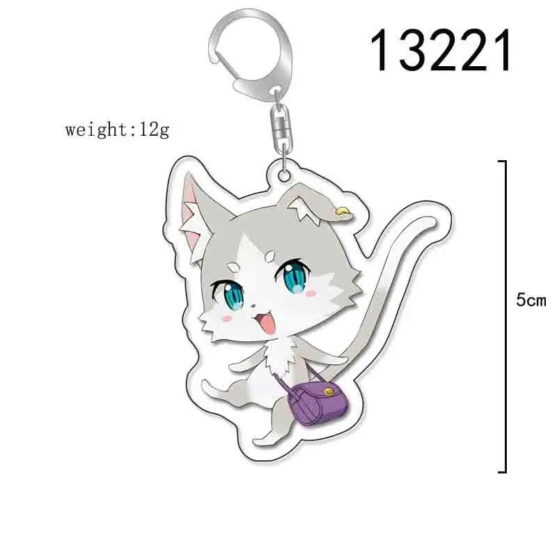 Anime Re:life in a Different World from Zero keychain Kawaii Rem Ram Acrylic Key Chain Cartoon Figures Pendant Cosplay Jewelry