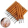 Wood Carving Chisel Knife Tools Woodworking Graver Set Carbon Steel Wood Carving Tools Engraving Knife Kit Hand Tools 12pcs