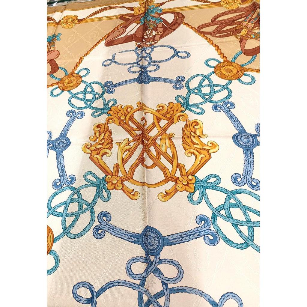Used TRUSSARDI silk scarf