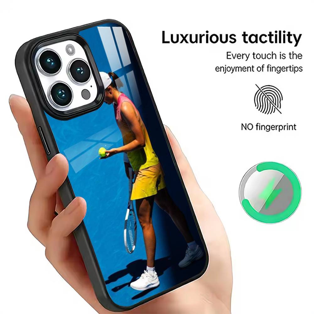 Popular Female Athlete Art Print Phone Case For iPhone17,16,15,14,13,12,11 Plus,Pro Magnetic with Magsafe Wireless Charging