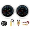 Комплект приборов 3 в 1 с датчиком 1/8NPT для автомобиля, лодки, грузовика, 8 тыс. об./мин, тахометр, GPS, спидометр с антенной, вольтметр, датчик температуры воды