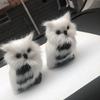 Рождественский ornament сова Искусственные милые стоящие птицы Рождественские ornaments для Белого зимнего домашнего декора Фестивальные party supplies Декор