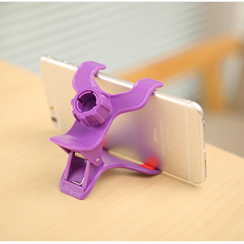 Универсальный вращающийся держатель телефона на прикроватной тумбочке с двойным зажимом