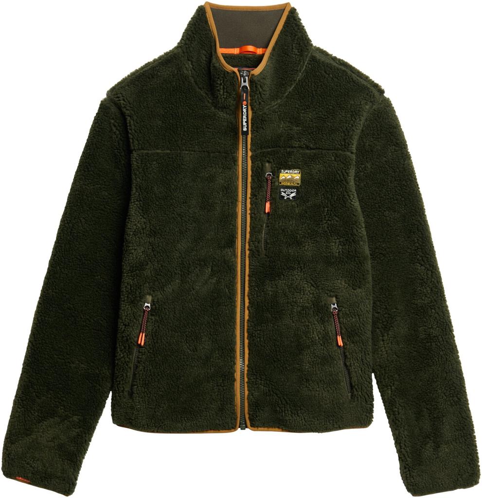 Демисезонная куртка Superdry Outdoor Full Zip Fleece Surplus Goods olive