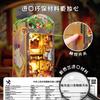 Bookend Diy Hut Assembly Miniature Handmade Model House Three-Dimensional Puzzle Ornament