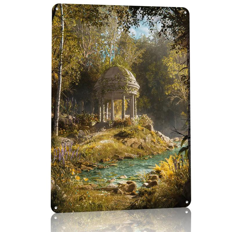 Dome D Texture Metal Poster Customized Wall Art Tin Sign Gift for Mancave Vintage Decoration Gaming Home Decor Accessories Room