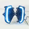 2× DRL Daytime Running Light LED Fog Lamp W/ Turn Signal For RAV4 2019-22 Toyota