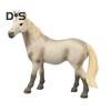 Модель лошади Реалистичная ПВХ Фигурка лошади Статуэтка Скульптура Украшение для дома офиса рабочего стола Орнамент Детская образовательная игрушка животное