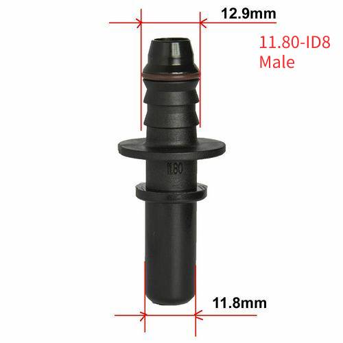 ID8 7.89/9.89/9.49/11.8 Бензиновый дизельный масляный насос резиновый фитинг автомобильный топливный быстросъемный шланговый соединитель автомобильные аксессуары инструменты