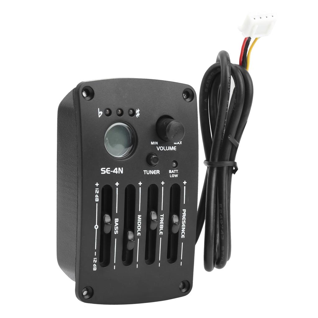 Эквалайзер, звукосниматель для акустической гитары, 4-полосный предусилитель, аксессуары для музыкальных инструментов SE?4Н