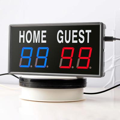 4-значное светодиодное электронное табло с дистанционным управлением для баскетбола, пинг-понга, настольного тенниса