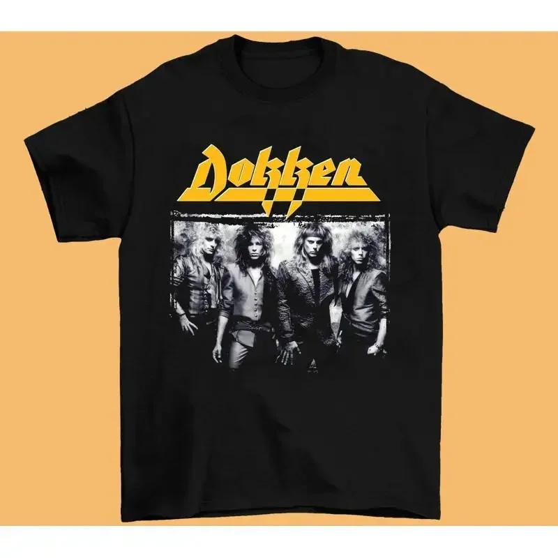 Inspired Dokken Band 90s Funny Black Size S To 4xl Cotton T Shirt