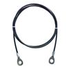 Homes Gym Fitness Pulldown Cable Replacement Heavy Duty Pulley Cable PU Coating Steel Wire Rope for Pulley System