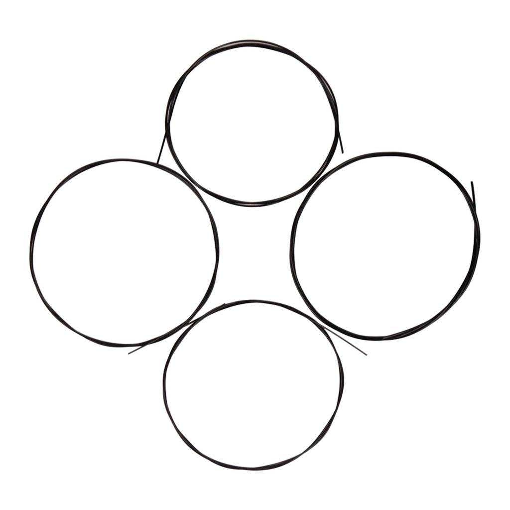 Белый Укулеле Укулеле Уке Струны Нейлоновый Материал, набор из 4 шт. (Случайная доставка карточки из упаковки)