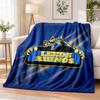Фланелевое одеяло с принтом Leeds Rhinos, теплое и уютное, плед для кровати, для домашнего декора