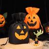 2pcsHalloween Pumpkin Gift Bags Holiday Party Candy Bags Snacks Chocolate Cookie Bags Gift Drawstring Packaging Bags