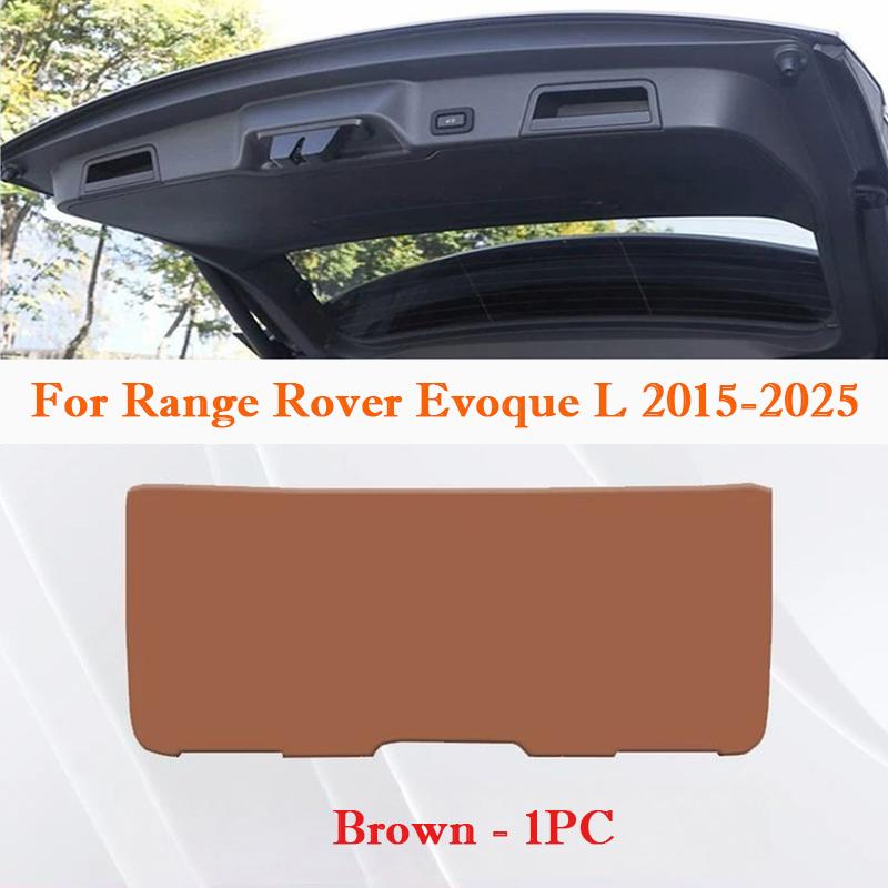 Для Land Rover Range Rover Evoque L 2015-2026 Кожаная противоударная накладка на дверь багажника автомобиля Защитный коврик для задней двери Внутренний вкладыш в багажник