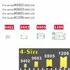 20 шт. предварительно припаянные светодиоды Micro SMD с предварительной проводкой 0402 # 0603 # 0805 # 1206 #