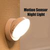 Led Motion Sensor Night Light USB Charging Round Lamp For Bedroom Corridor Home Bathroom