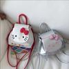 Casual Cute Children's Bag Cartoon Cat Backpack Little Girl Sweet Bag Going Out Play Backpack