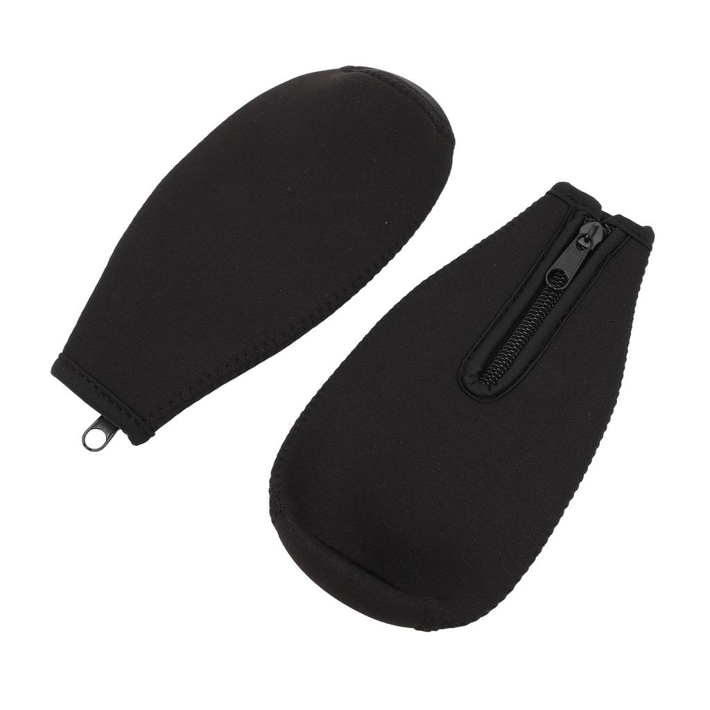 4 шт. в упаковке, изоляционный чехол для пивной бутылки, толстый неопреновый чехол для пивной бутылки, куртка на молнии, черный цвет