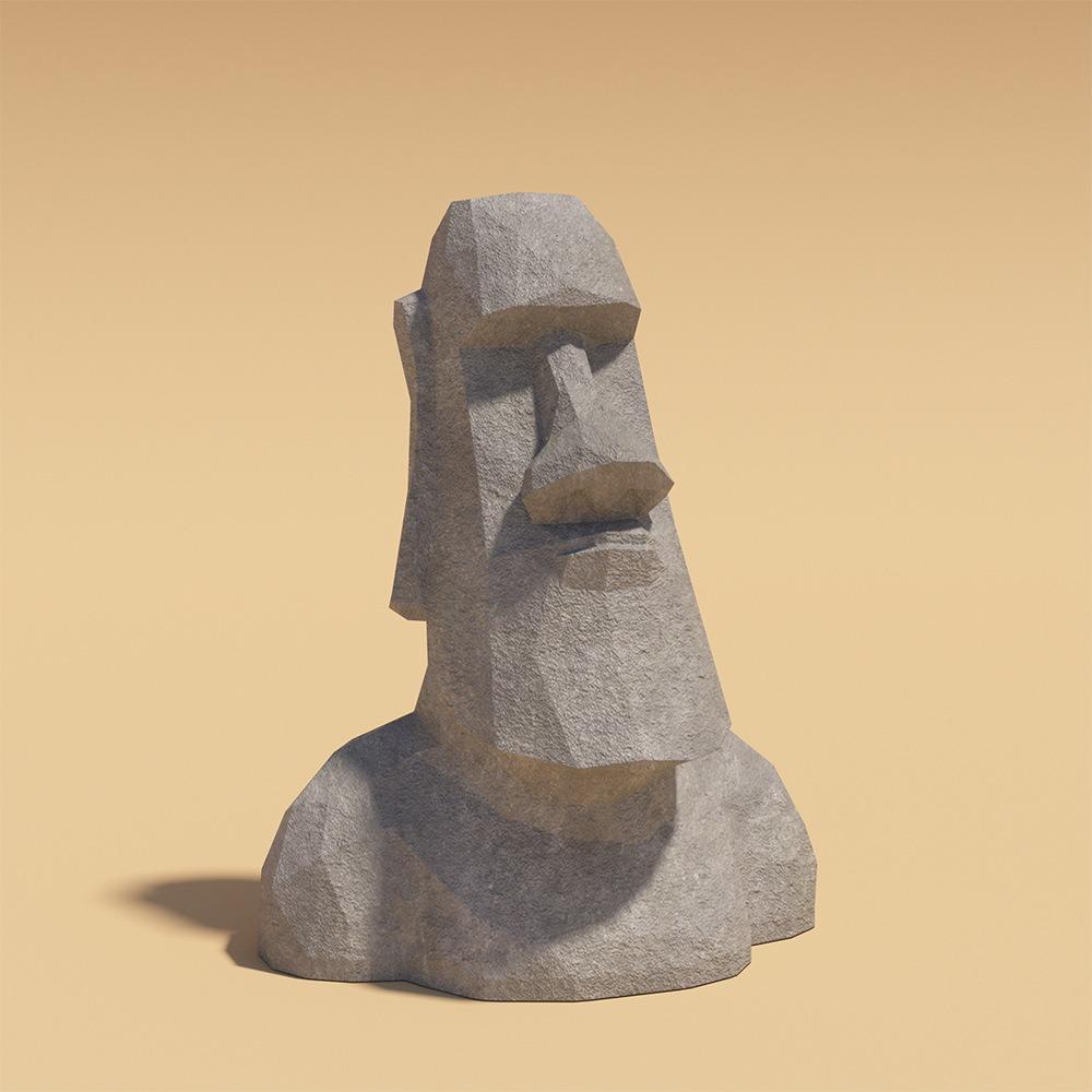 Moai Guardian силиконовая форма гигантская каменная статуя форма для свечи DIY искусство домашнее украшение гипсовая форма