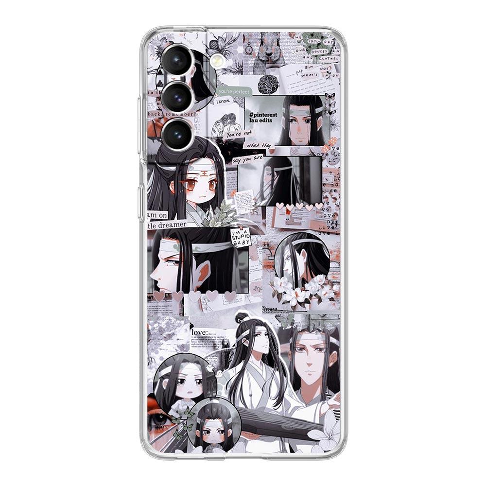 Чехол для телефона MDZS аниме Mo Dao Zu Shi для Samsung Galaxy S22 S21 S20 FE Ultra 5G S10 S10E S9 S8 Plus Note 10 20, мягкий прозрачный чехол