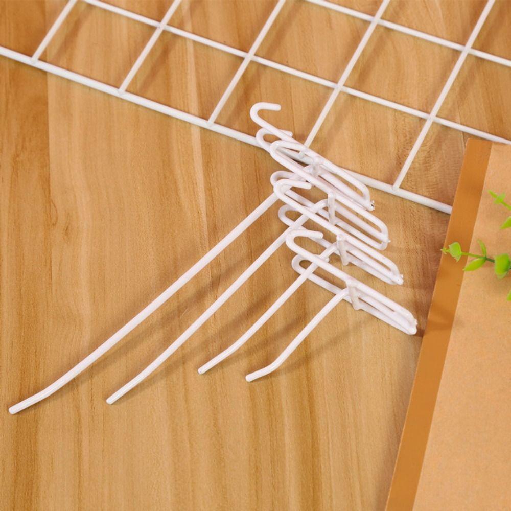 10Pcs Reusable Net Panel Hooks Universal Storage Hook Display Panel Shelf Hook  Door Key