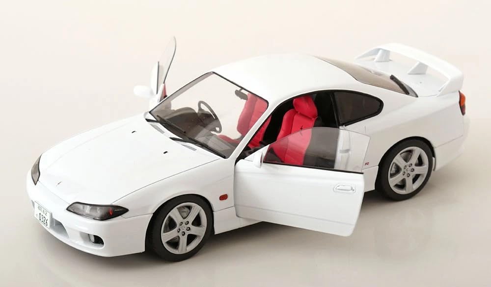 SOLIDO 1/18 Nissan Silvia S15 SPEC-R Aero 1999 Aspen White SOLIDO Silvia Miniature Car