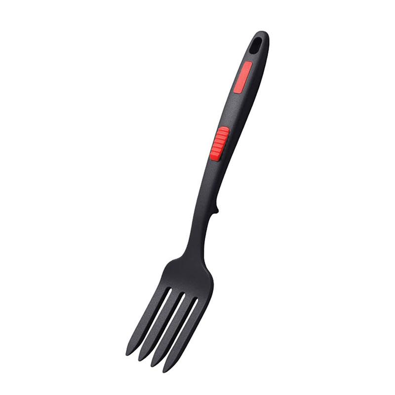 1/2pcs Silicone Flexible Cooking Forks Multifunctional Cooking Spaghetti Forks Kitchen Cooking Baking Stir Mix Serving Utensils