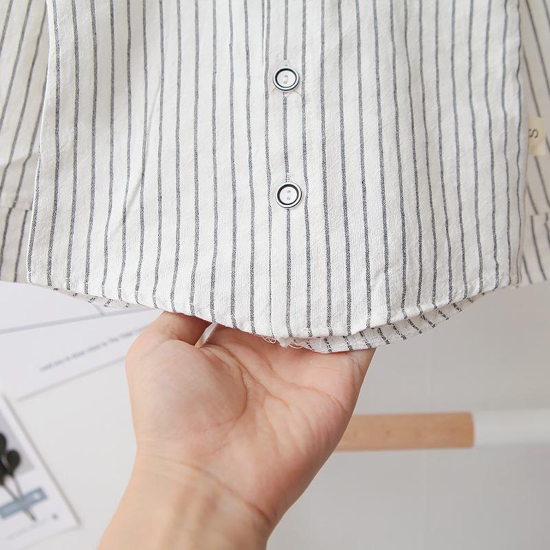 Весенне-осенний костюм для малыша в гусиную лапку 2024: Жилет, рубашка с длинным рукавом и брюки