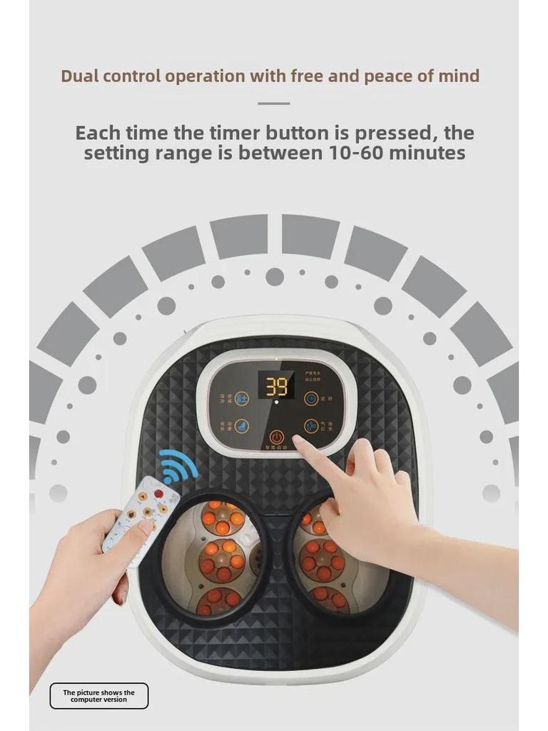 Автоматическая электрическая ванна-массажер для ног с подогревом и постоянным контролем температуры