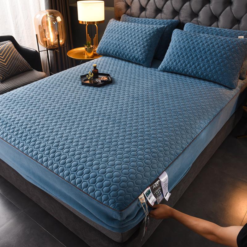 Новый графеновый молочный флис с хлопчатобумажной простыней, теплое и быстро нагревающееся покрывало, защитный чехол для дома Simmons