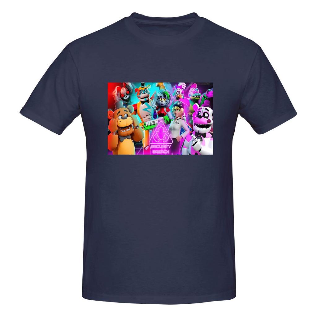 Смешная унисекс футболка FNAF 1 с принтом, свободный и приталенный крой, женские футболки