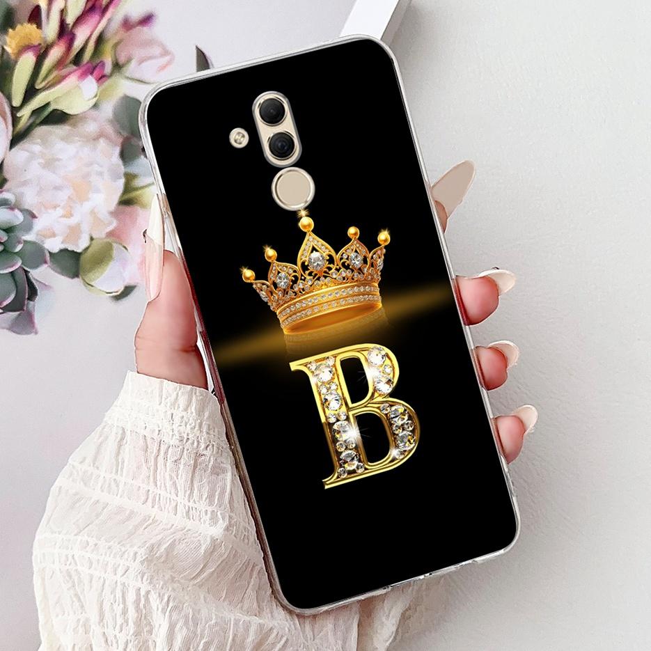 For Huawei Mate 20 Lite Case SNE-AL00 Stylish Crown Letters Cover Soft Slim Phone Case For Huawei Mate 20 Pro Mate20 Lite Fundas