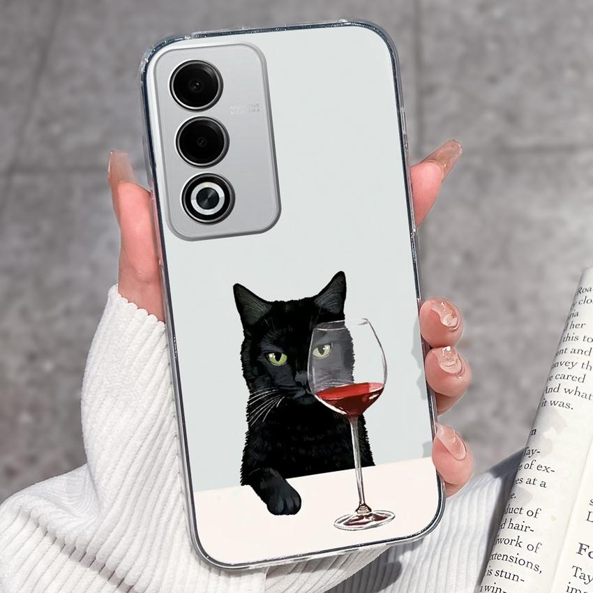 Роскошный противоударный чехол для телефона Oppo A3 A5 A1 Pro A3x AX5 AX5s A7 A8 Ace2 с милыми цветочными узорами, прозрачная защита из ТПУ, задняя крышка для корпуса Oppo