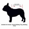 Four Seasons Pet Tattoo Jacket Lifelike Puppy Clothes  French Bulldog Pug Corgi