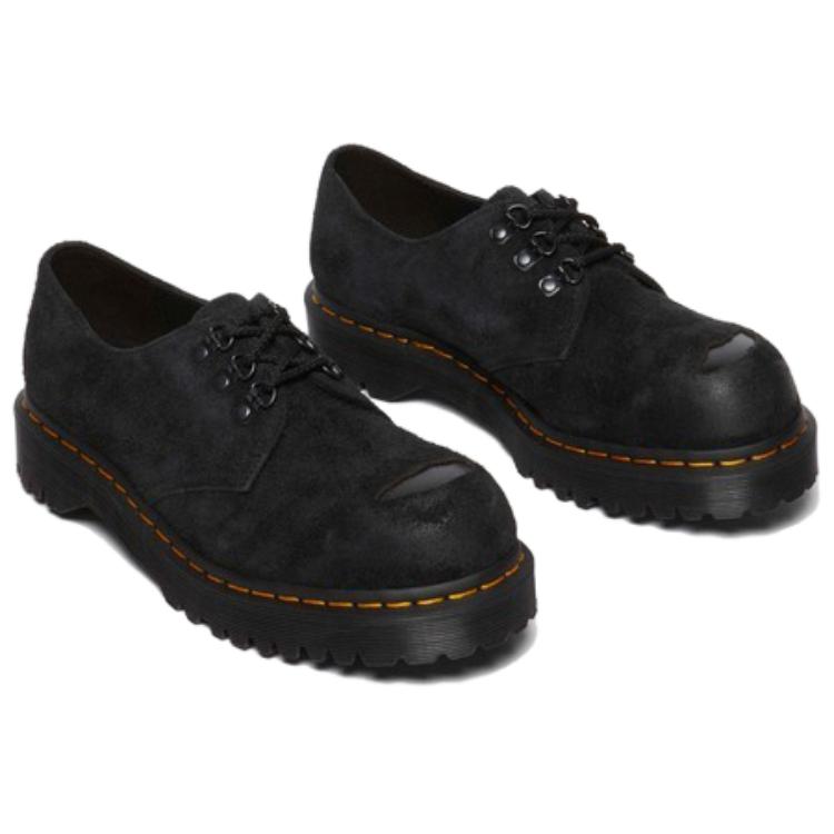 Dr. Martens 1461 Кроссовки унисекс со стальным носком черного цвета 31834001