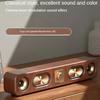 Ретро Bluetooth-динамик Портативные уличные колонки Aux-подключение USB/TF-чтение Вставка Длинная полоса Настольный сабвуфер Аудио