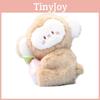 Monkey And Rabbit Plush Keychain With Carrot Peach Design For Girls Gift And Collectible Fun