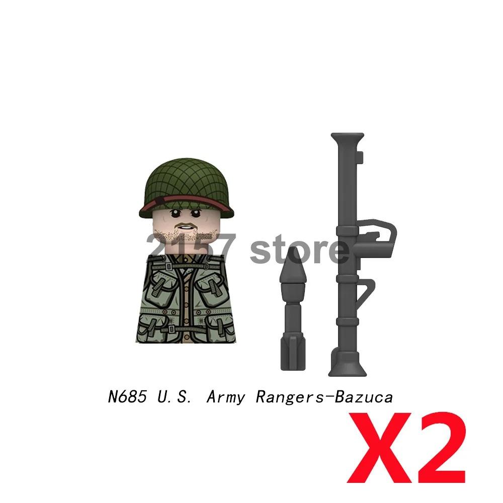 Военный Солдат Фигурка Строительный Блок Оружие Рейнджер Камуфляж Война во Вьетнаме US Special Forces KSK Медицинский Бандит Вор Игрушка Подарок