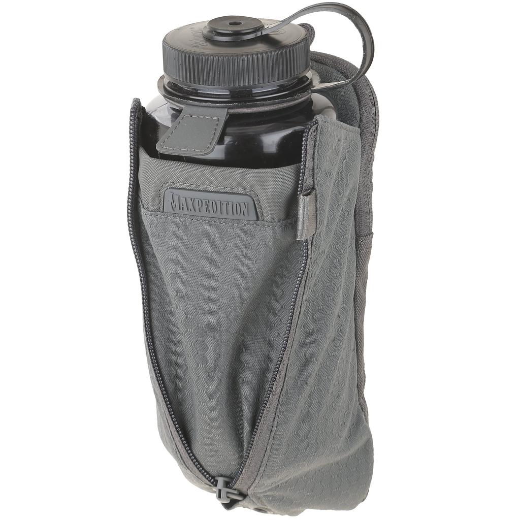 Maxpedition XBP Expandable Bottle Pouch (Black) 3.5 x 3.5 x 9 inches.