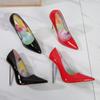 Персонализированные новые туфли на высоком каблуке для дрэг-танцев в ночном клубе, металлический каблук, острый носок, супервысокий каблук, банкетная вечеринка, мода